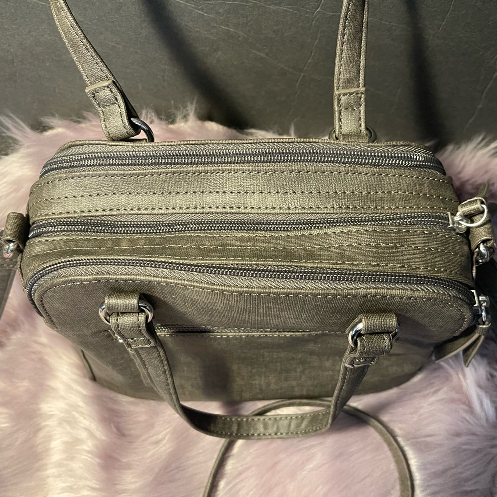 Chic Gray multi-use Satchel Bag - Picture 8 of 12